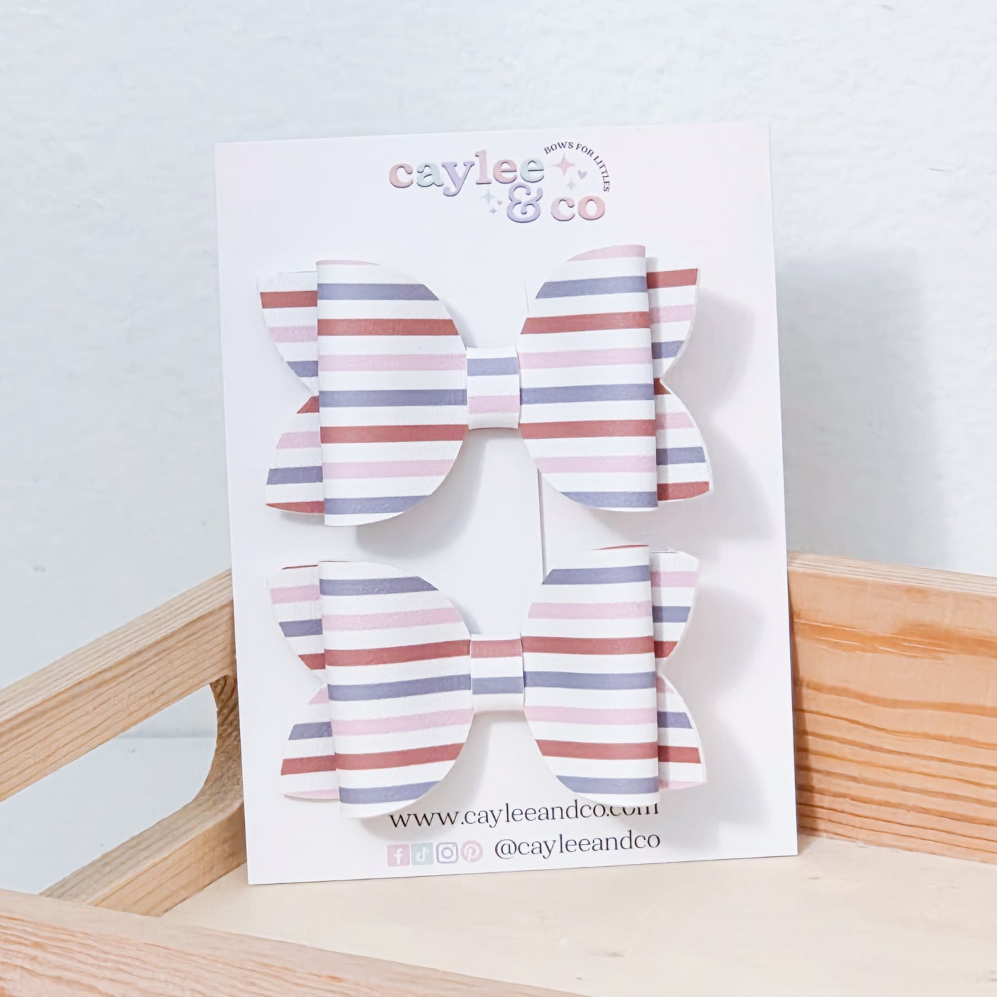 Mini Remi Piggie Set - Earthy Stripes