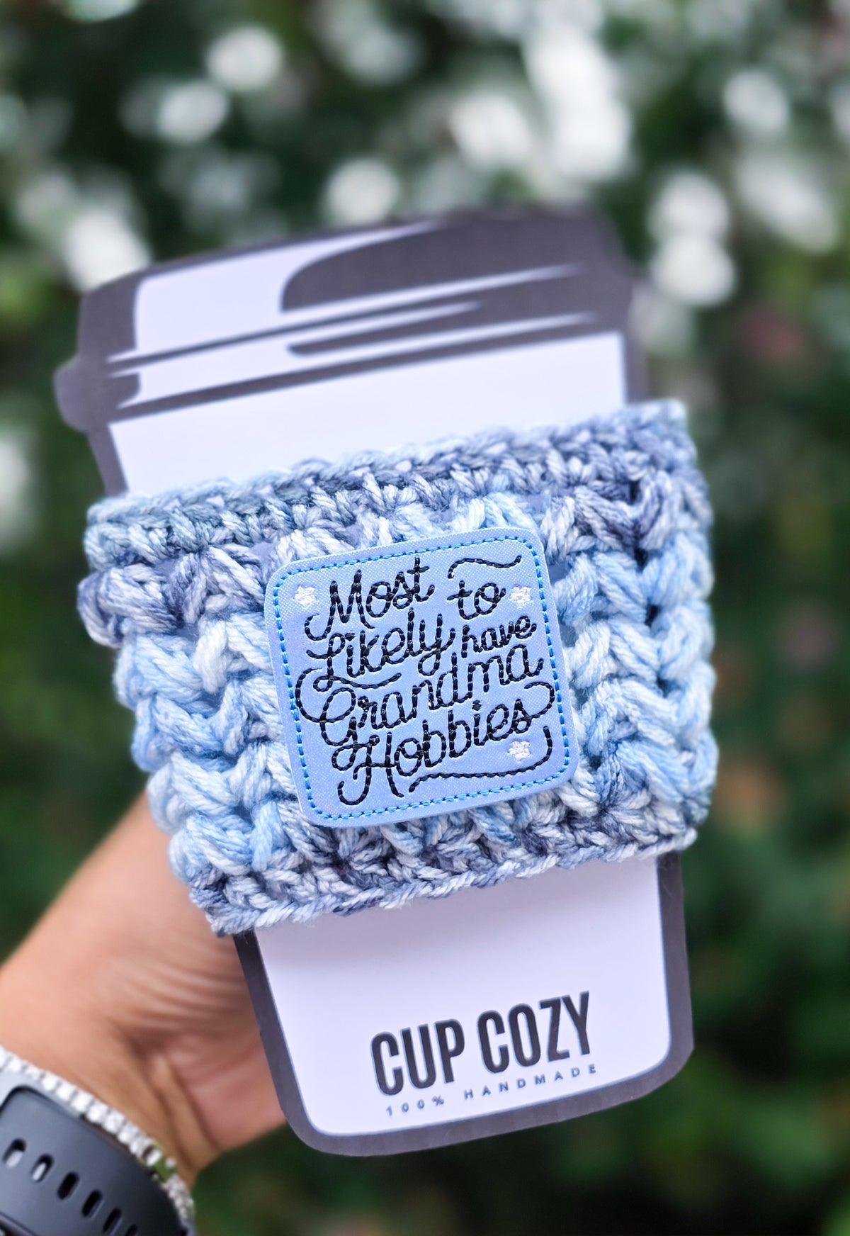 Crochet Coffee Cozy - Grandma Hobbies