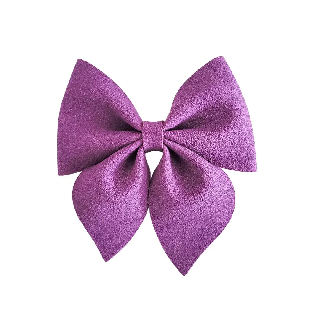 Saylor - Purple Suede