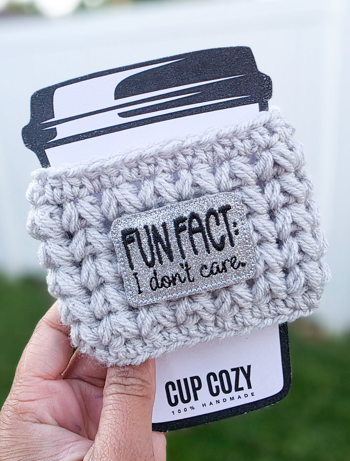 Crochet Coffee Cozy - Fun Fact