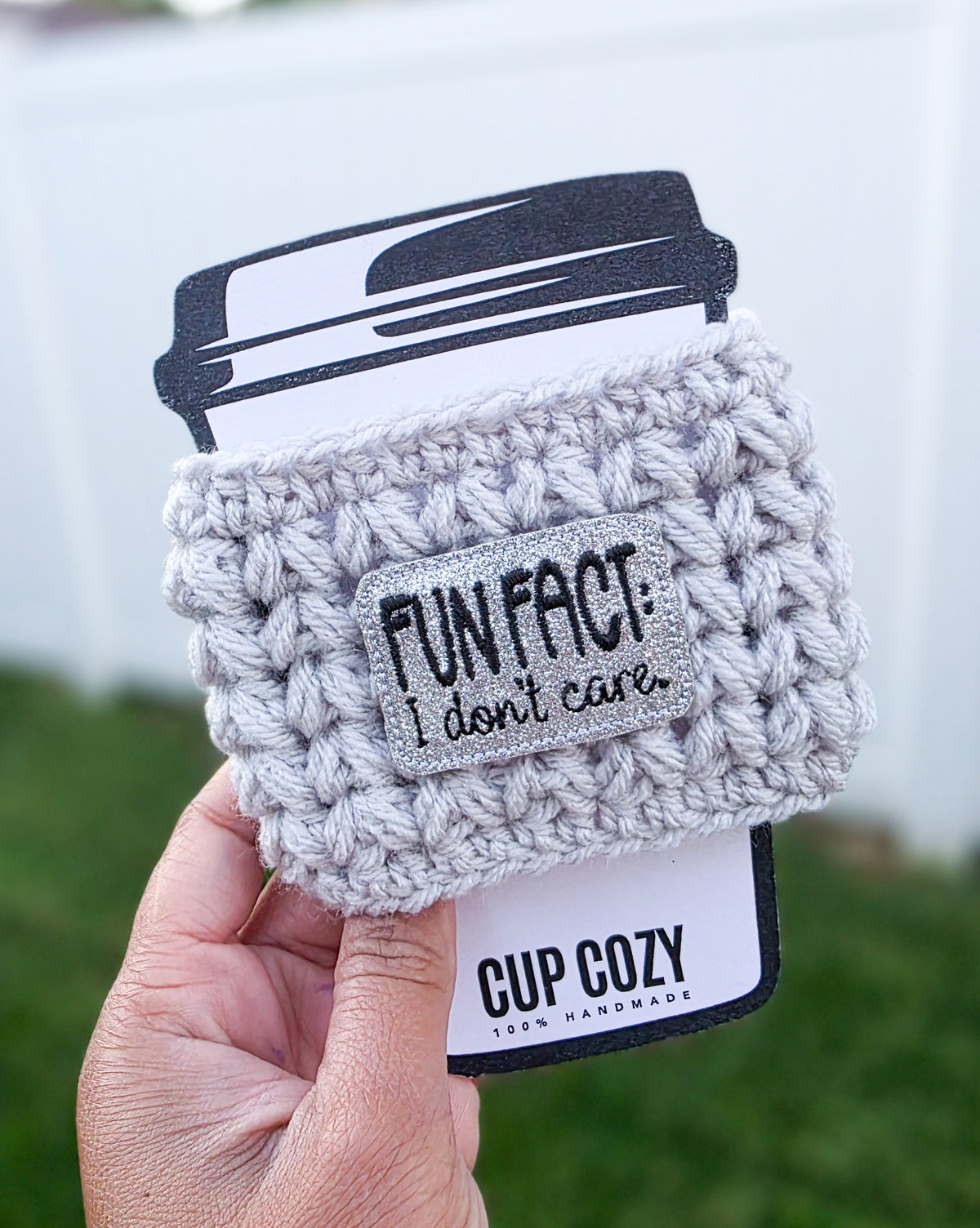 Crochet Coffee Cozy - Fun Fact