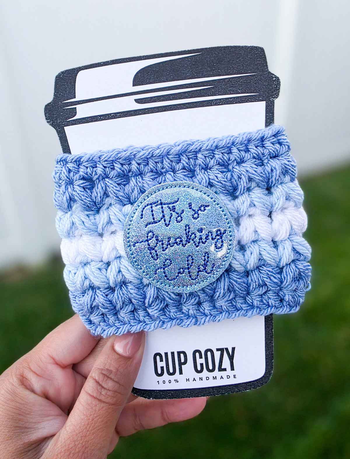 Crochet Coffee Cozy - So Cold