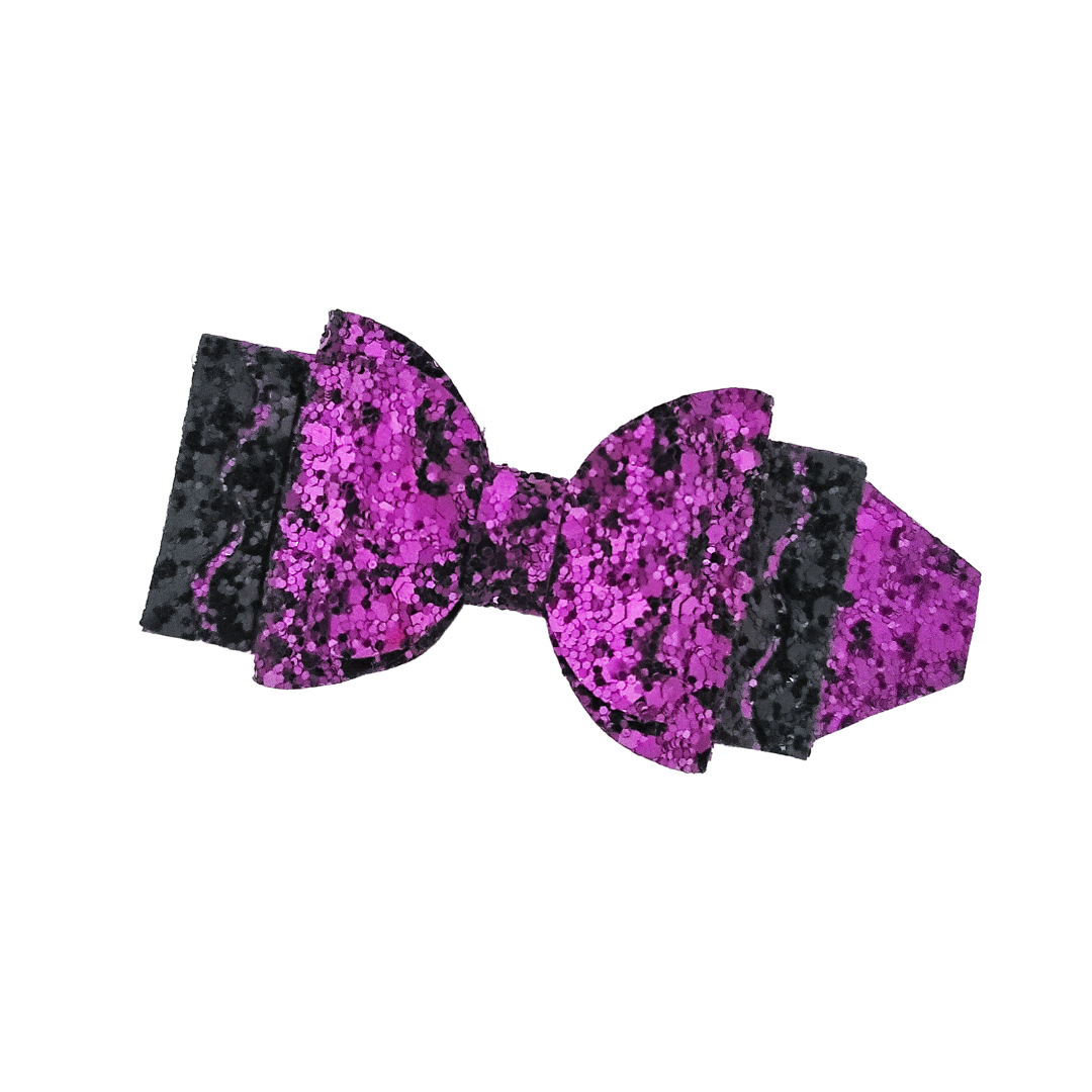 Crayon Bow - Purple