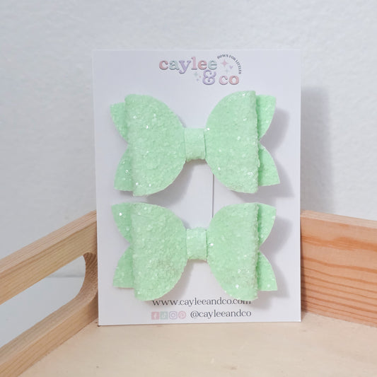 Mini Remi Piggie Set - Light Green Glass