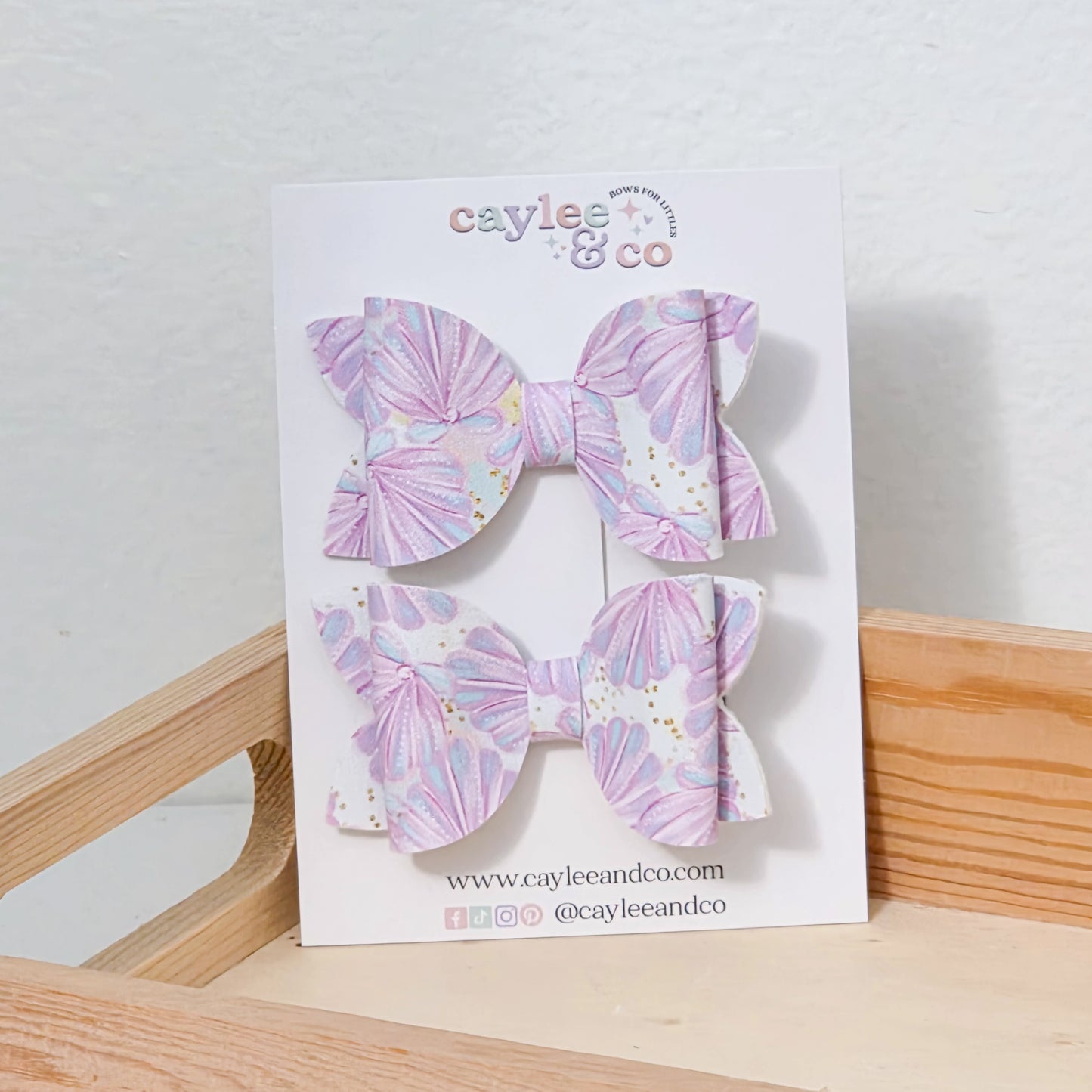 Mini Remi Piggie Set - Lavender Shells