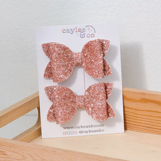 Mini Remi Piggie Set - Rose Gold Fairy Dust