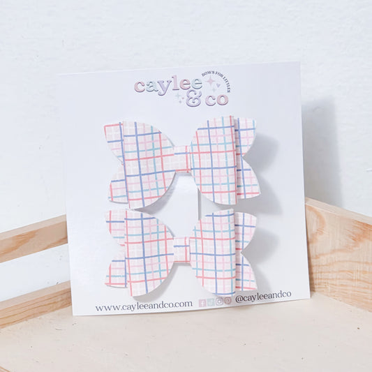 Mini Remi Piggie Set - Pink Plaid