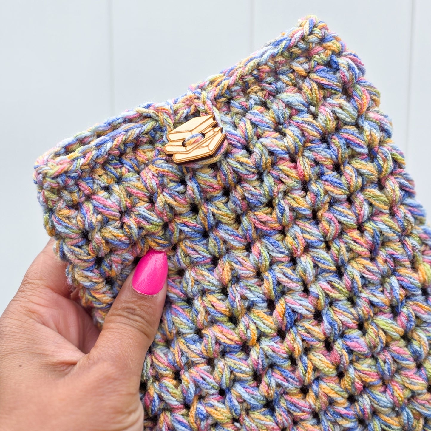 Crochet Kindle Cover/Sleeve - Cuddle Multi