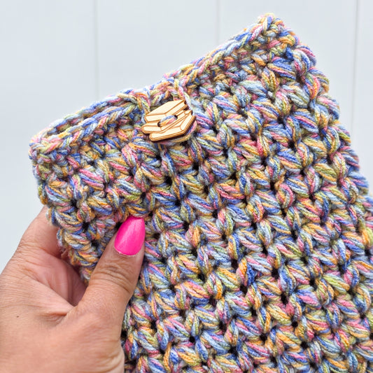 Crochet Kindle Cover/Sleeve - Cuddle Multi