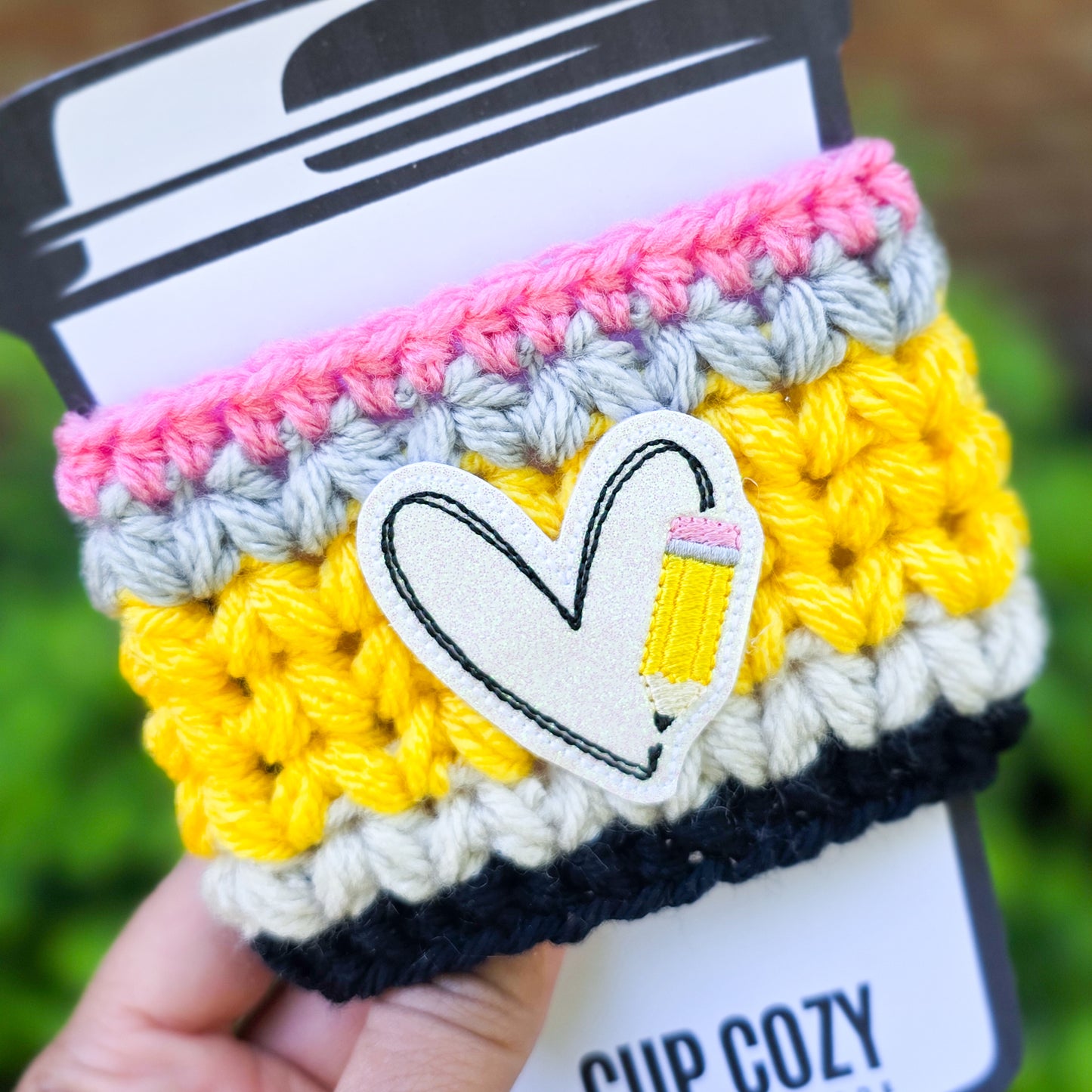 Crochet Coffee Cozy - Pencil
