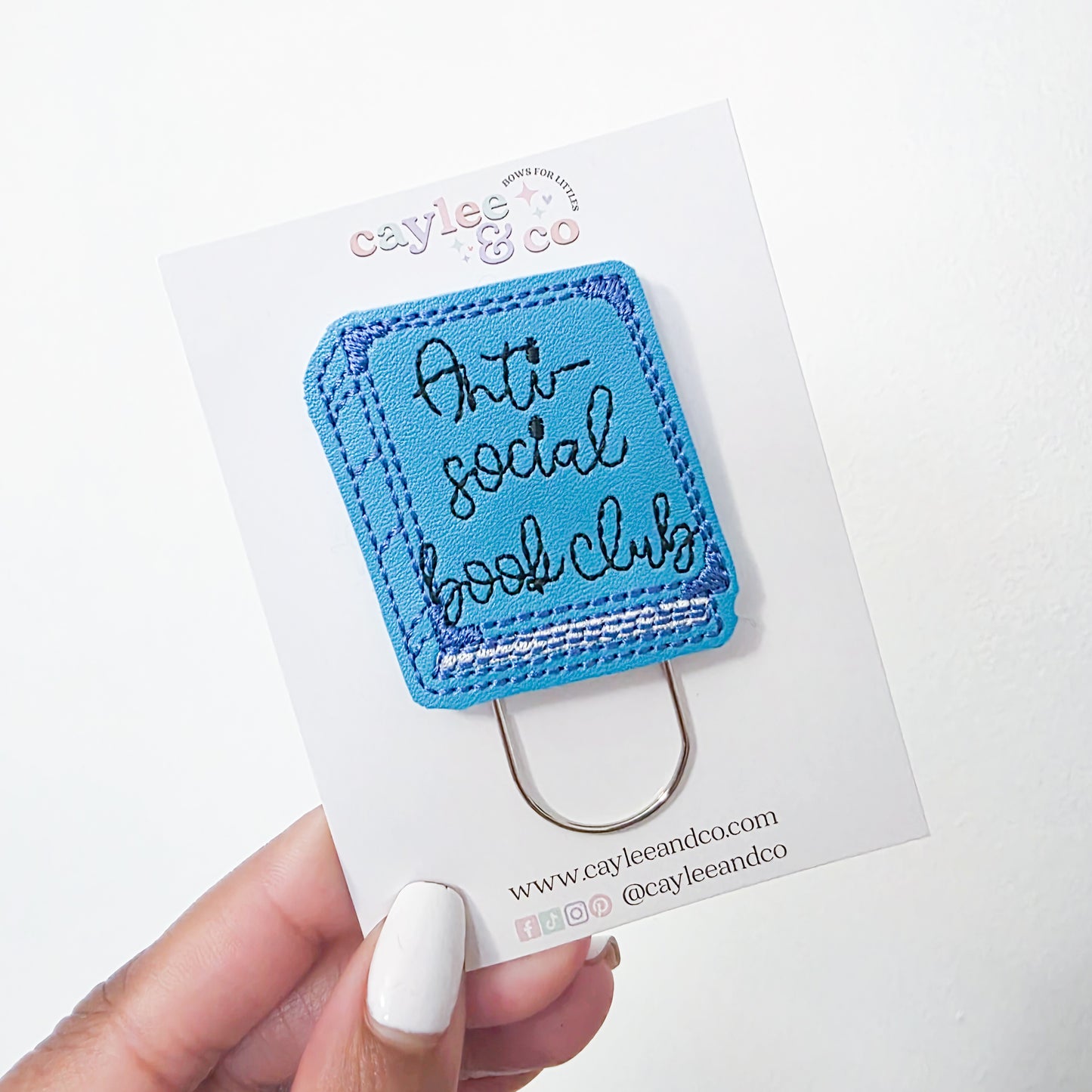 Paperclip Bookmark - Anti-Social