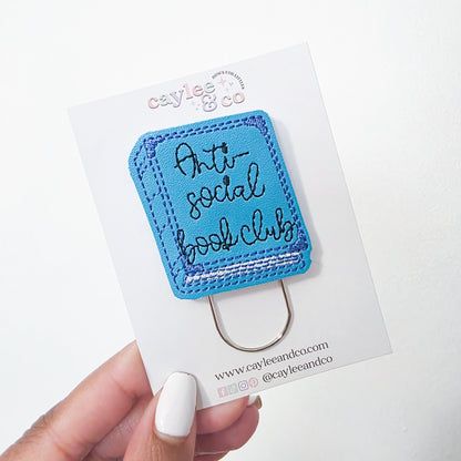 Paperclip Bookmark - Anti-Social