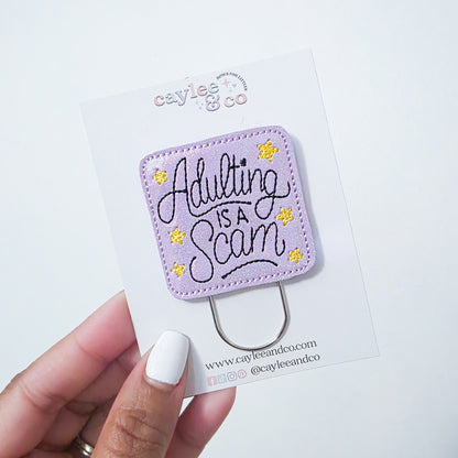 Paperclip Bookmark - Adulting