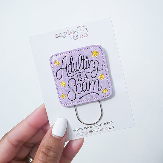 Paperclip Bookmark - Adulting