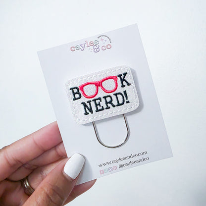 Paperclip Bookmark - Book Nerd