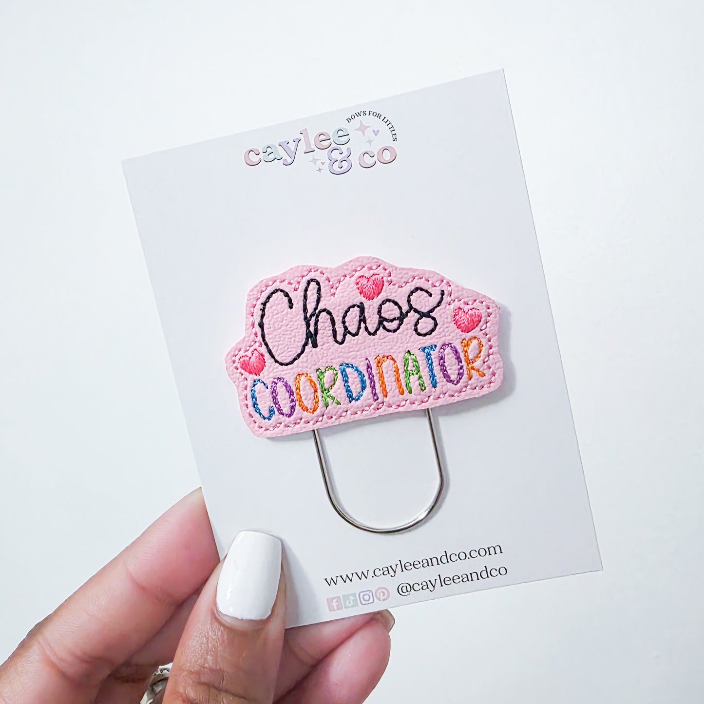 Paperclip Bookmark - Chaos Coordinator