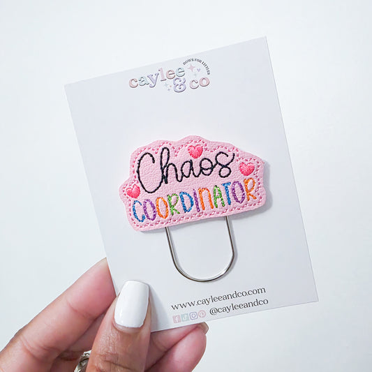 Paperclip Bookmark - Chaos Coordinator