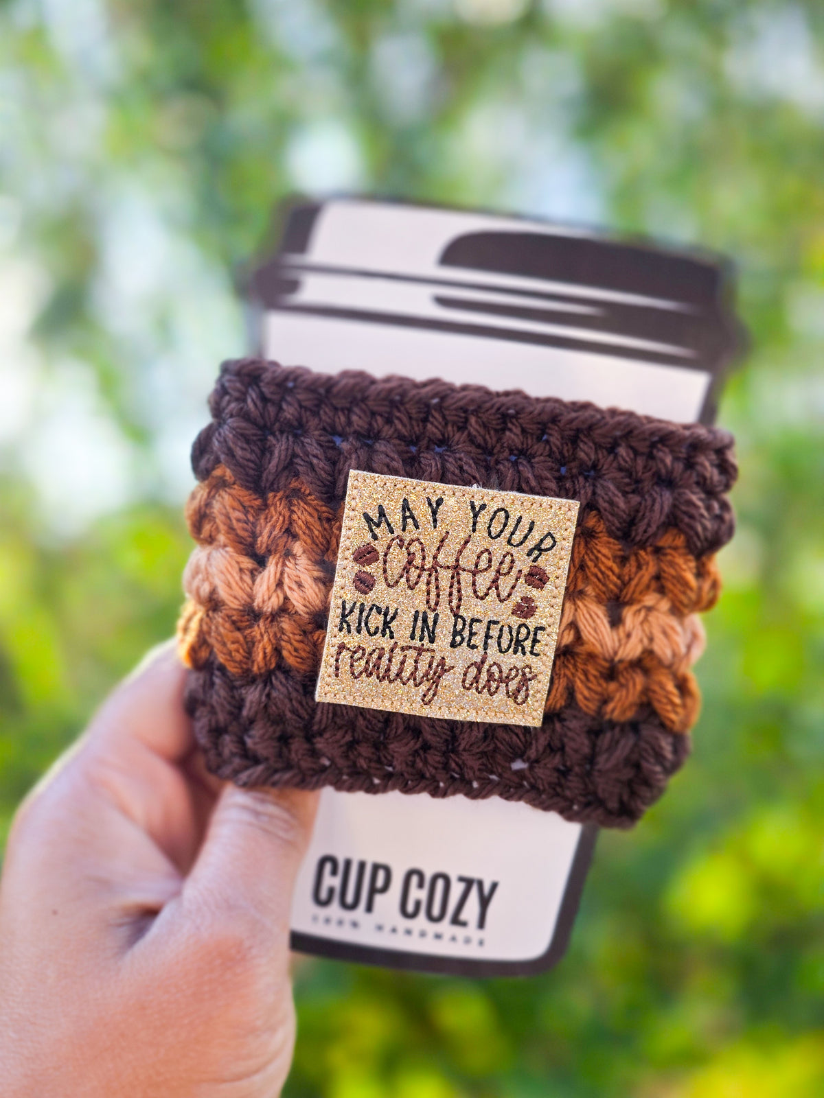 Crochet Coffee Cozy - Coffee