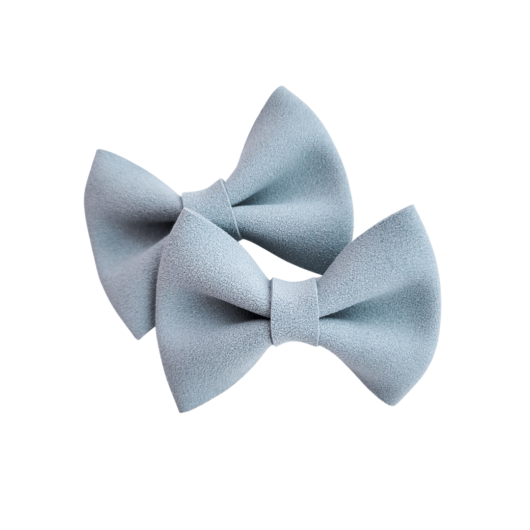 Stella Piggie Set - Powder Blue Suede