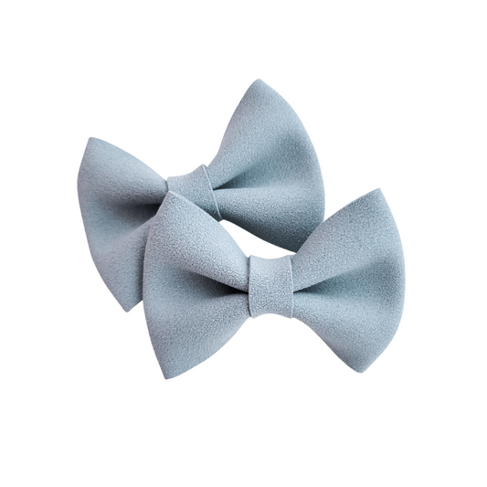 Stella Piggie Set - Powder Blue Suede