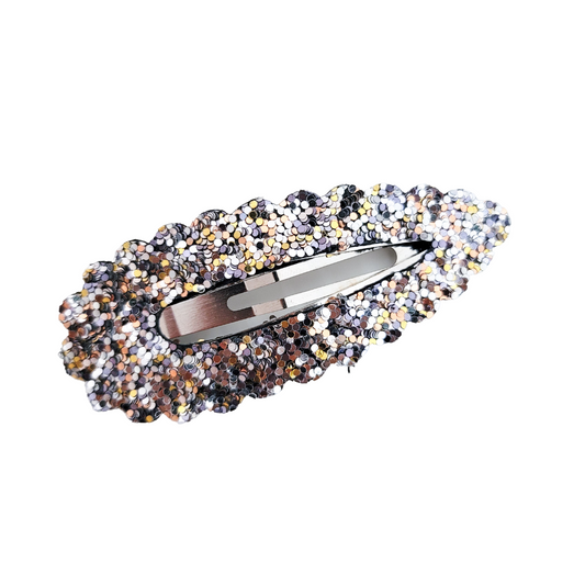 Scallop Snap Clip - Mixed Metals