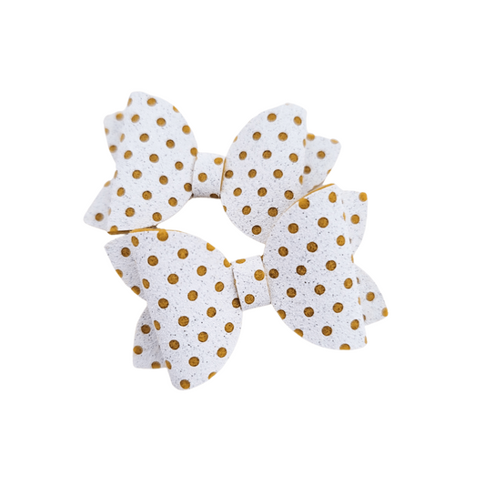 Mini Remi Piggie Set - Mustard Dots