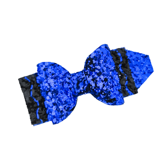 Crayon Bow - Blue