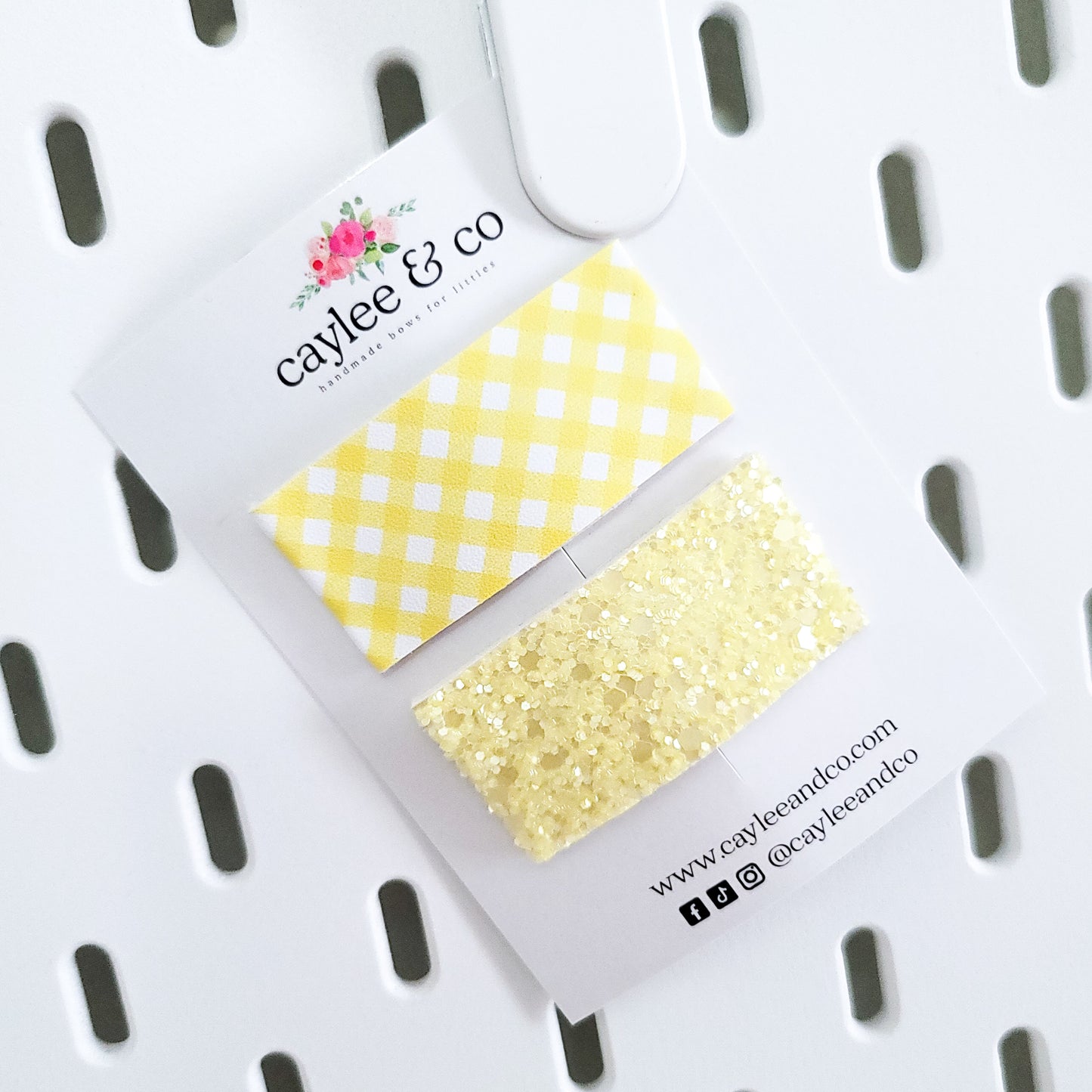 Callie - Yellow Gingham