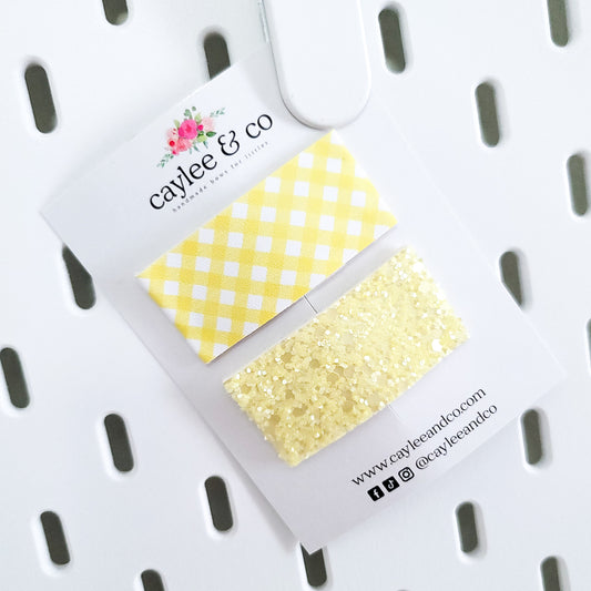 Callie - Yellow Gingham